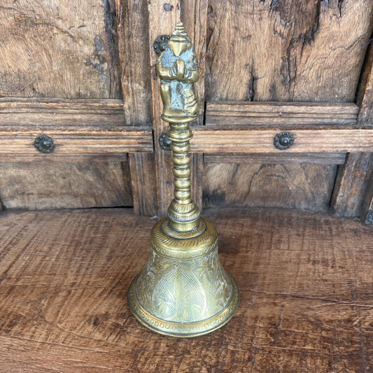 LARGE BRASS DINNER BELL