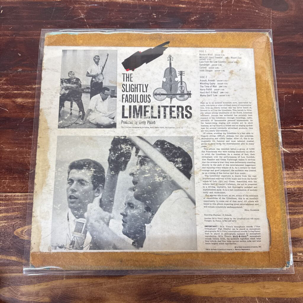 THE LIMELITERS - THE SLIGHTLY FABULOUS LIMELITERS