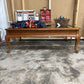 OAK & GLASS COFFEE TABLE