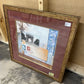 Framed/Matted Print - Paris Arc & Postcard