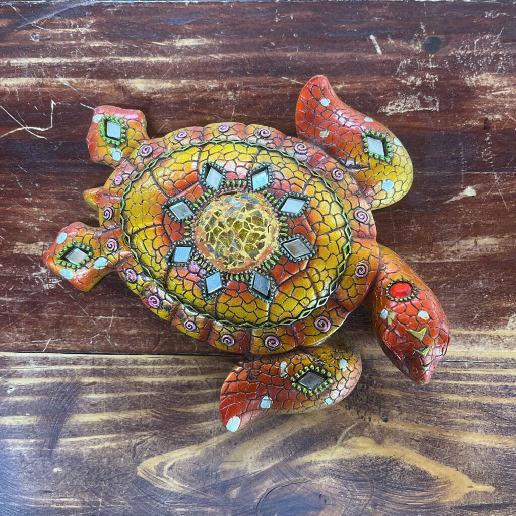 VINTAGE SEA TURTLE WALL ART