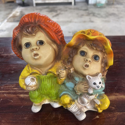 VINTAGE BOY AND GIRL