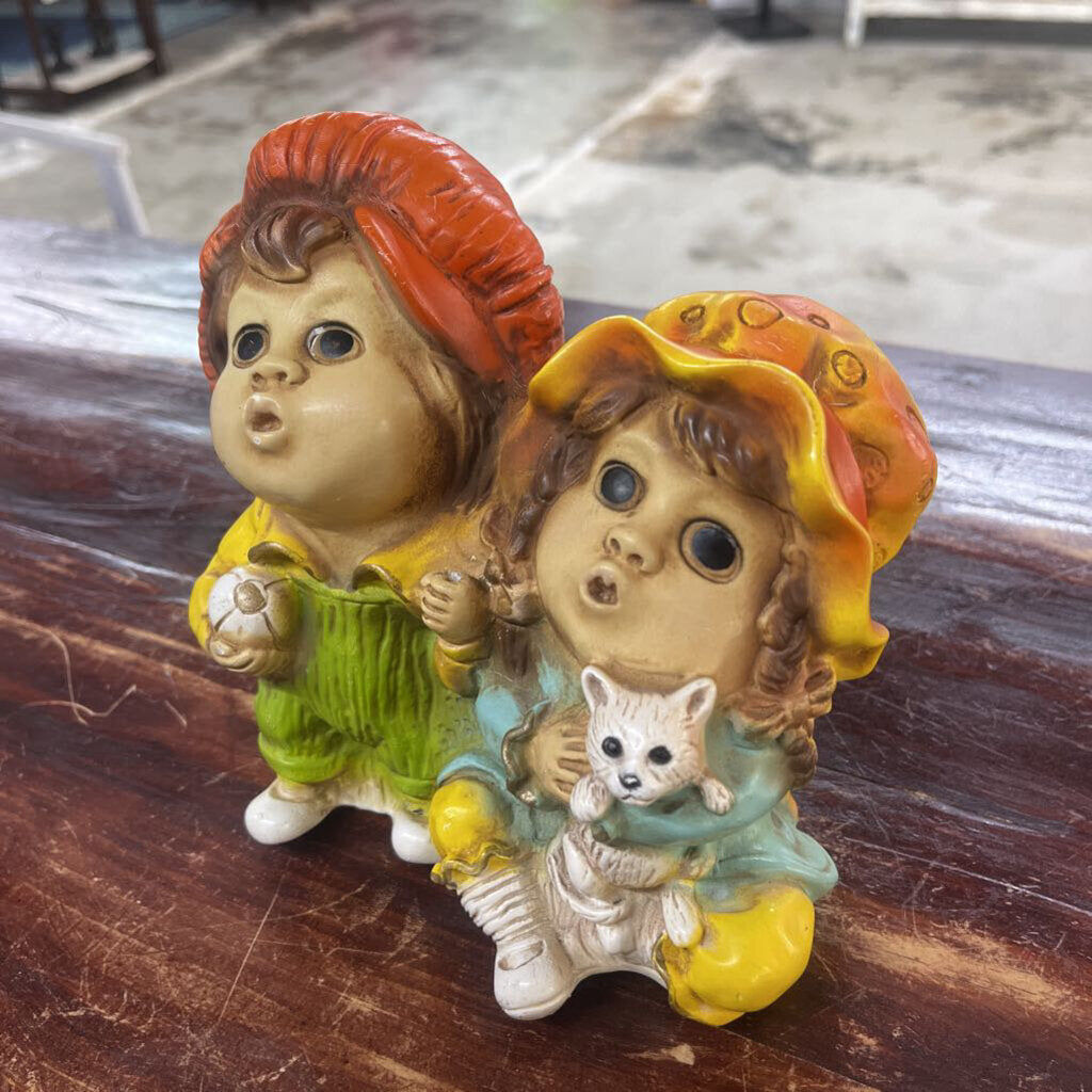 VINTAGE BOY AND GIRL