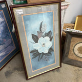 BARBARA LOUQUE MAGNOLIA FRAMED PRINT