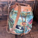 Barn Cow Drawstring Purse