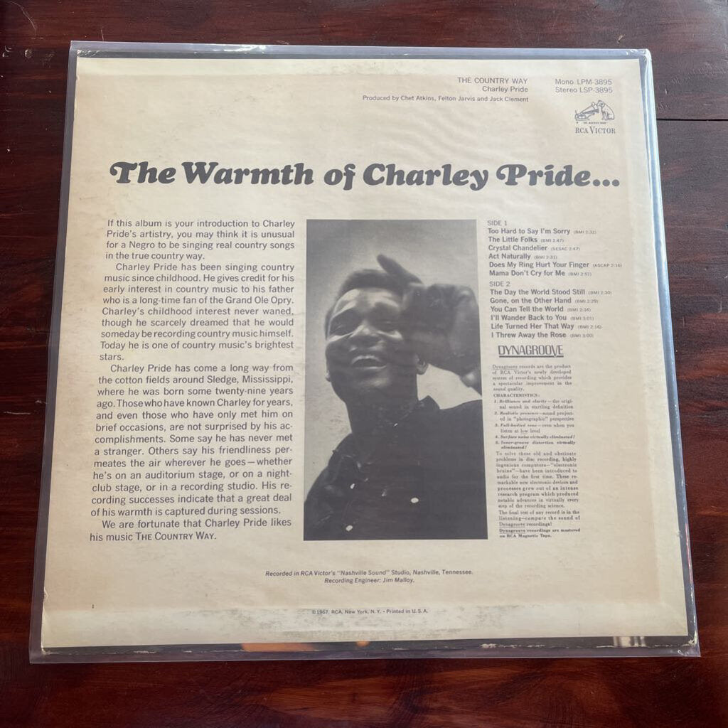 CHARLEY PRIDE - THE COUNTRY WAY