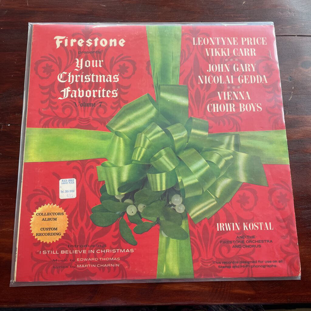 THE FIRESTONE ORCHESTRA AND CHORUS CONDUCTED BY IRWIN KOSTAL - FIRESTONE PRESENTS YOUR CHRISTMAS FAVORITES VOLUME 7