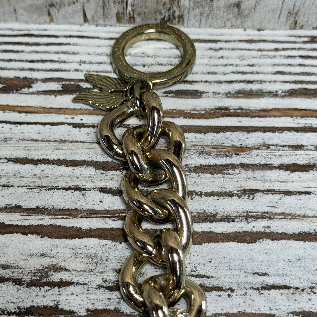 VICTORIA'S SECRET GOLDTONE LINK BRACELET