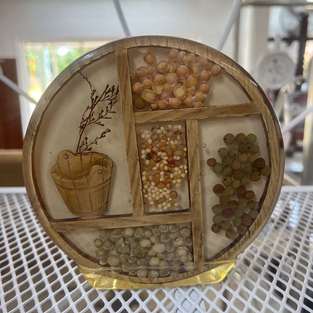 VTG RESIN SEEDED NAPKIN HOLDER
