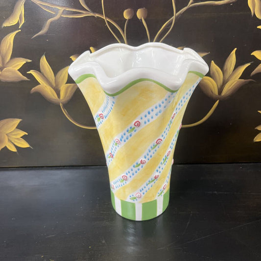 VASE, PASTEL COLORS, CERAMIIC