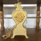 VINTAGE UNITED CLOCK CORP ELECTRIC MODEL 82 CAST IRON CLOCK