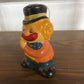 VINTAGE CERAMIC CLOWN BANK MADE IN TAIWAN