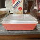 VINTAGE PINK PYREX OVENWARE 11/2 QUART-WITH LID