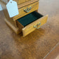 LIGHT WOOD CLOCK TOWER JEWELRY BOX AS IS