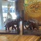 Elephant Wooden Bookends