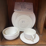 GIBSON HOME CHINA 48 PIECE SET -WHITE