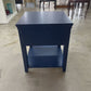 END TABLE - BLUE WITH DRAWER