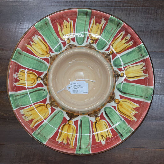 CHIP N DIIP SERVER, VICKI CARROLL HANDMADE 2000