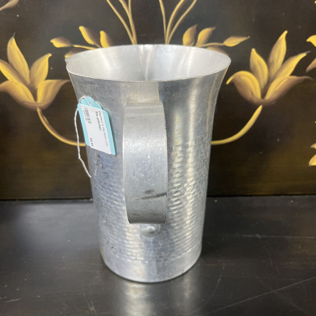 TIN PITCHER