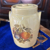 Vtg Yellow McCoy Cookie Jar w/Lid