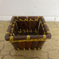 SMALL SQUARE BAMBOO BASKET