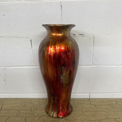 LG RED/GOLD VASE