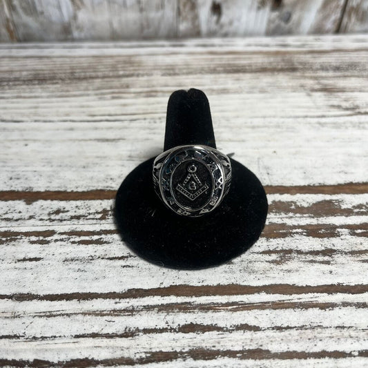 NEW STAINLESS STEEL MASONIC RING SZ 12