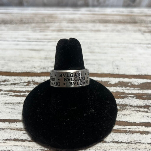 STAINLESS STEEL BVLGARI ENGRAVED BAND