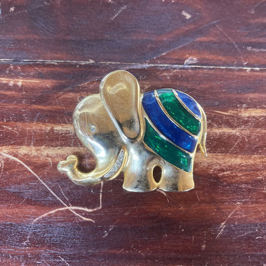 LG ELEPHANT BROOCH