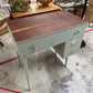 SEAFOAM ANTIQUE SEWING MID CENTURY BAR