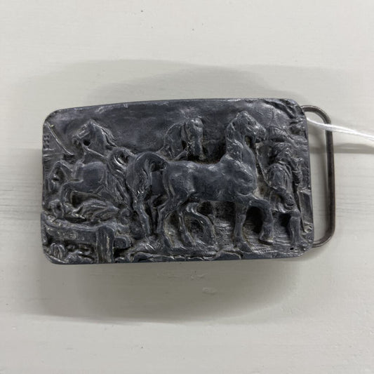 70S HORSE BELT BUCKLE