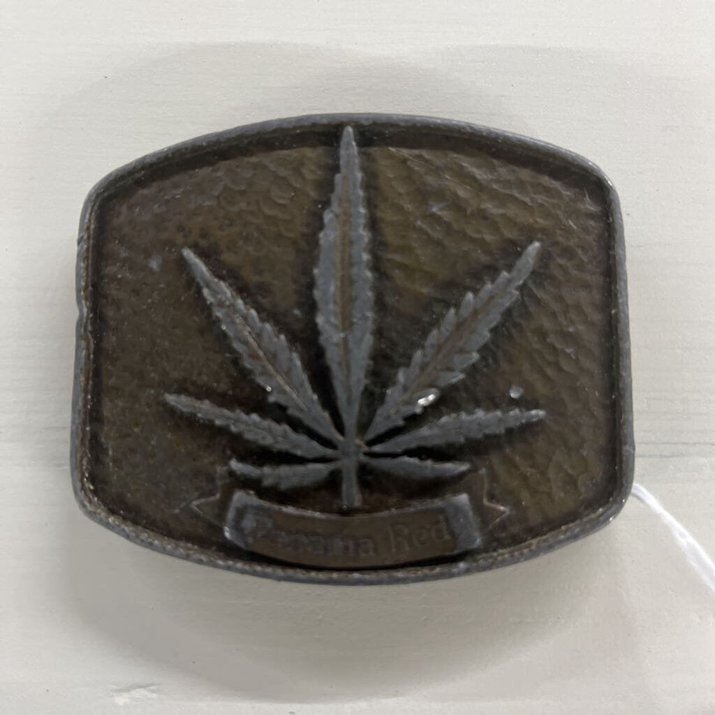 1970S HALL OF FAME MARIJUANA BELT BUCKLE