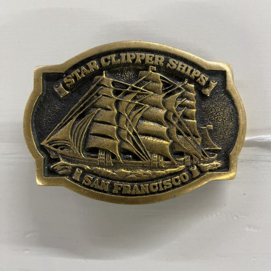78 BRASS BELT BUCKLE