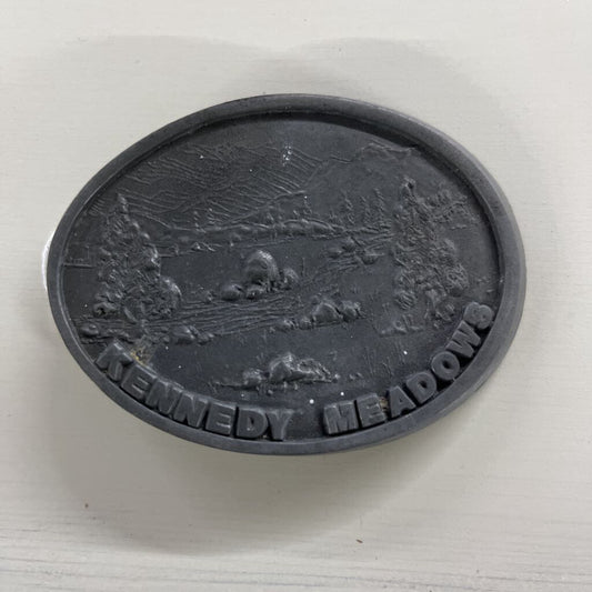 PEWTER BELT BUCKLE KENNEDY MEADOWS