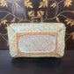 VTG AQUA WICKER SUITCASE