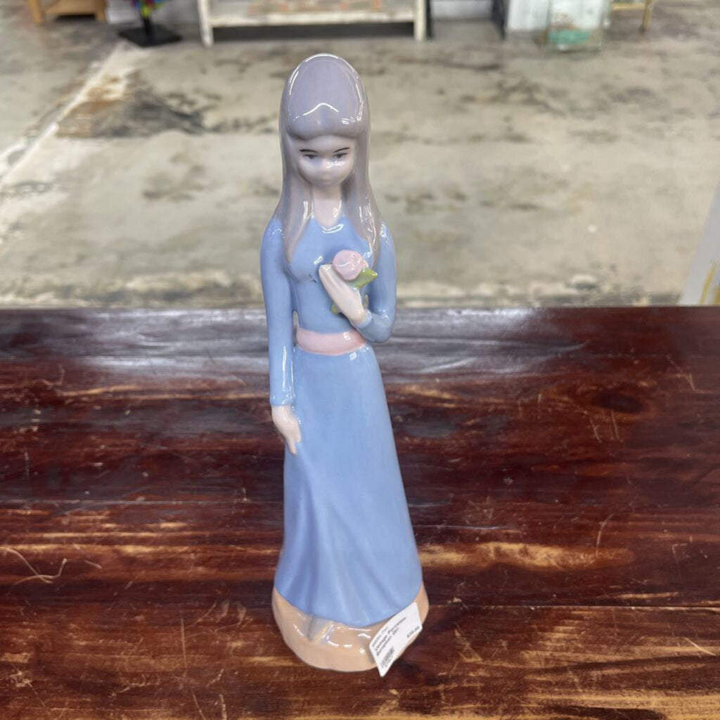 Vintage Porcelain European Girl