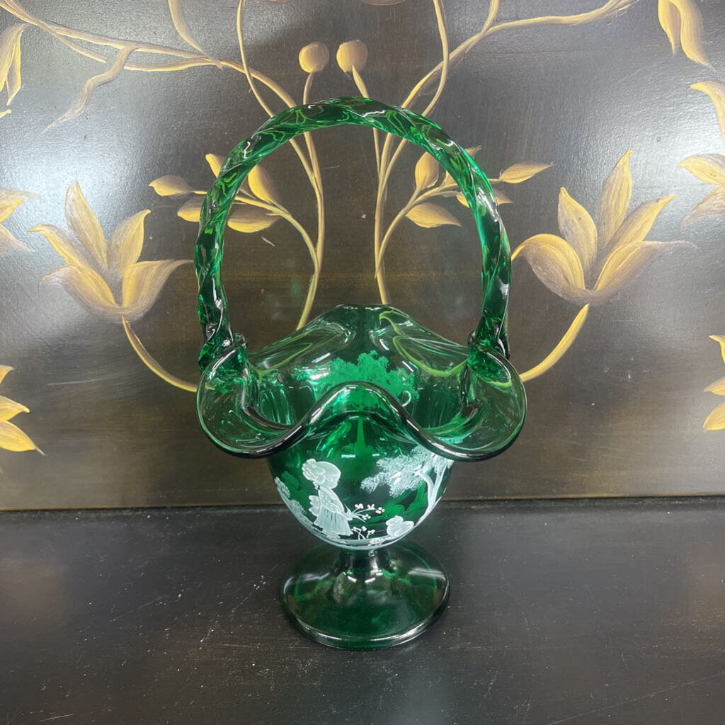 FENTON SPRING BASKET GREEN