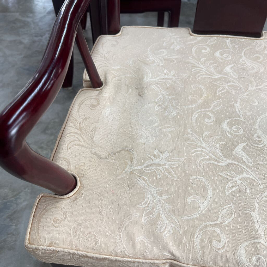 SOLID ROSEWOOD DINING TABLE WITH 8 CHAIRS