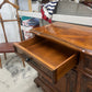 TWO DOOR PECAN FINISH SIDEBOARD