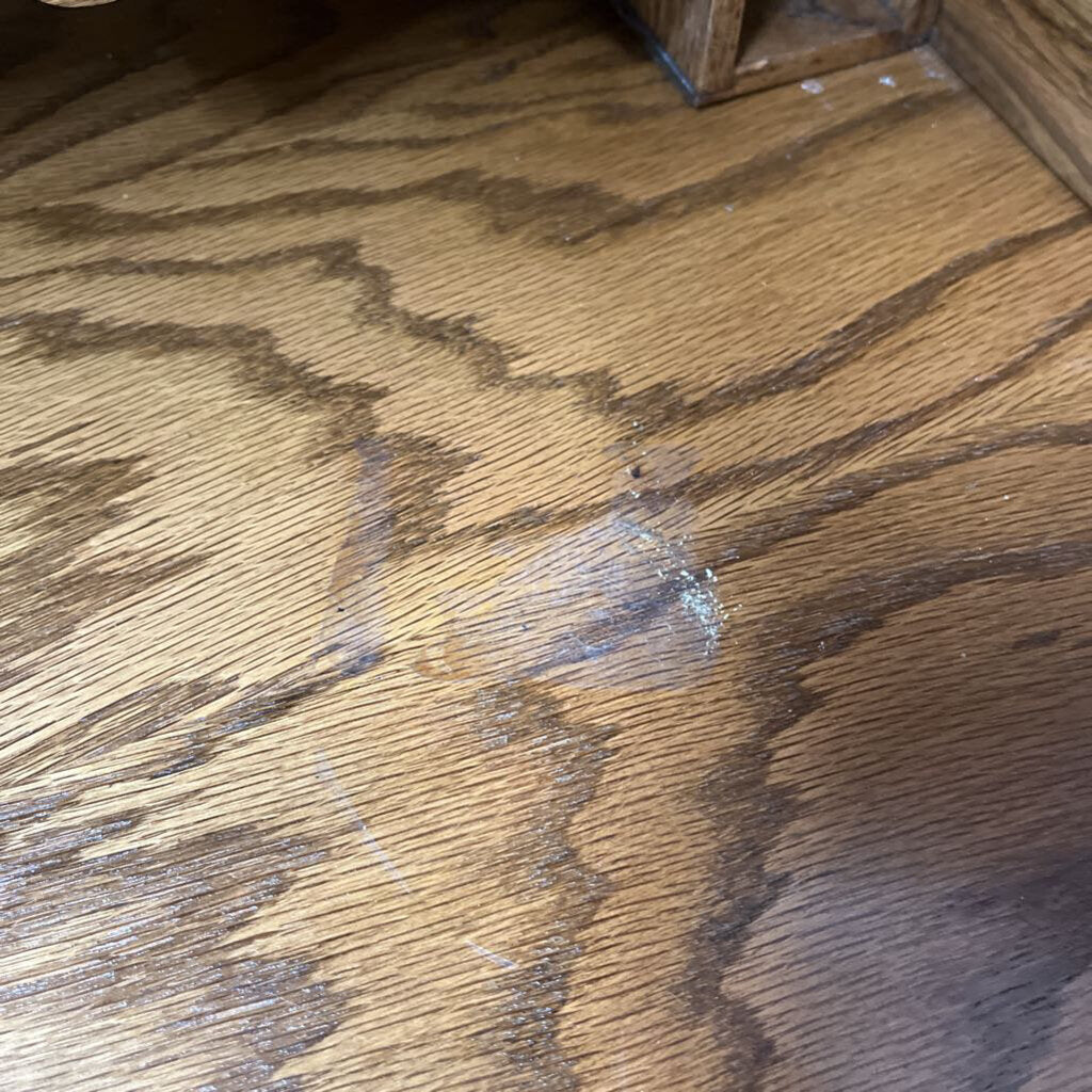 DEDEAUX CLAN OAK ROLL TOP DESK