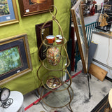 3 TIER GOLD SHELVE