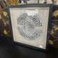 SILVER /BLACK FRAMED WALL AET