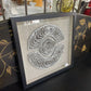 SILVER /BLACK FRAMED WALL AET