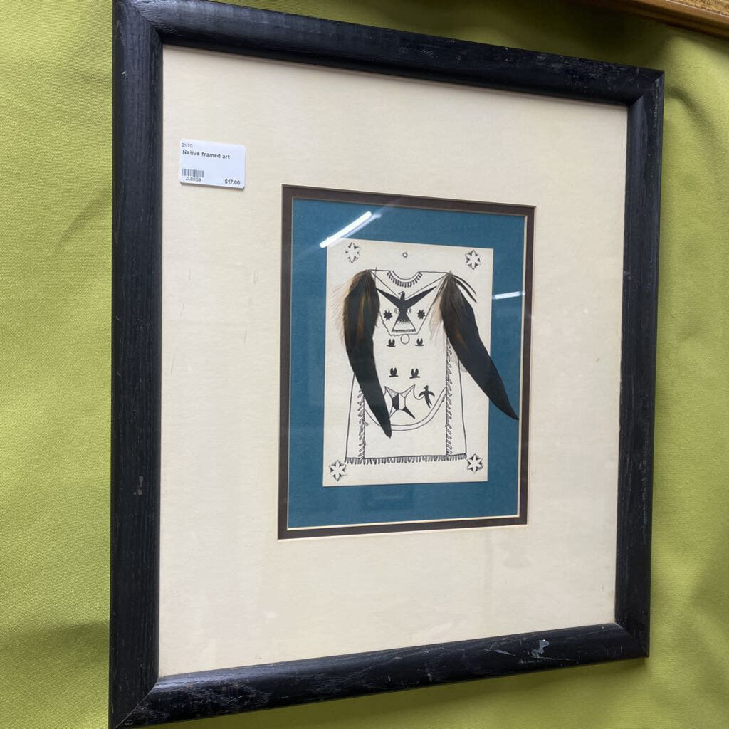 NATIVE FRAMED ART