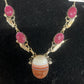 STERLING STONE NECKLACE -RES