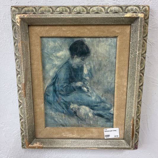 VICTORIAN GIRL CRUING