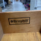 BROYHILL DISTRESSED WHITE SOLID WOOD NIGHTSTAND