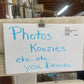 Hanging photo/koozie Board -you decide!