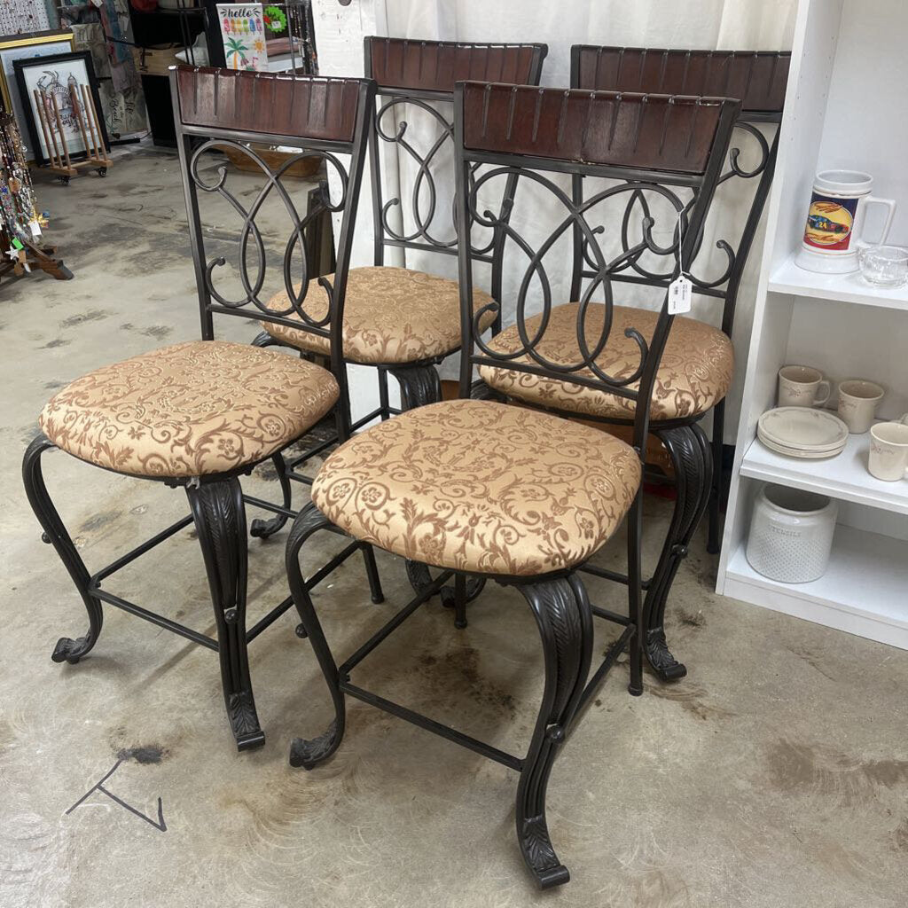 FOUR BARSTOOLS