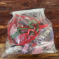 BAG OF ASSORTED COOKIE CUTTERS/PRESS